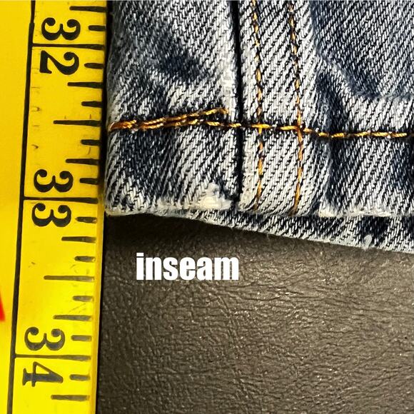 Levi's 505 Jeans Men's 32x34 100% Cotton Denim Straight Leg Mid-Rise Classic - Picture 8 of 8